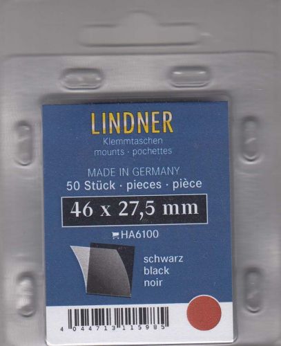 Lindner Hawid Taschen 46x27,5 schwarz, 6100 Neu