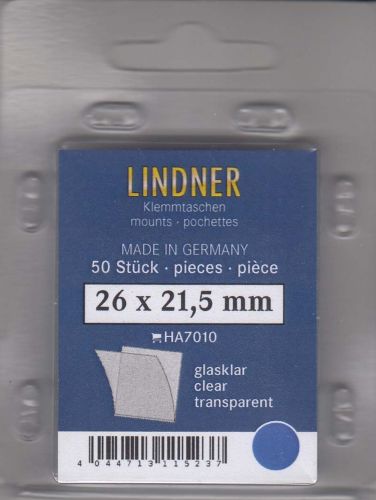Lindner Hawid Taschen 26x21,5 glasklar, 7010 Neu