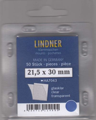 Lindner Hawid Taschen 21,5x30 glasklar, 7043 Neu