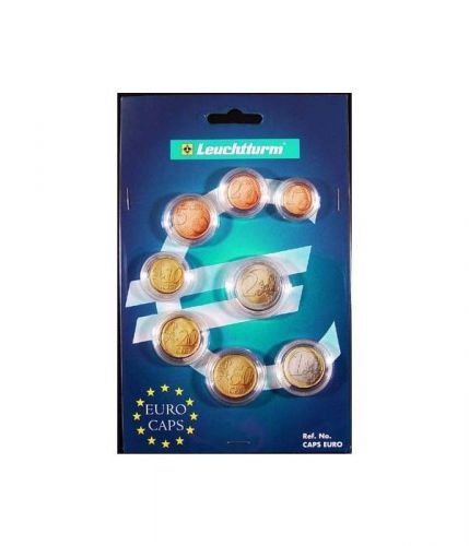 Münzkapsel CAPS EURO, für 1 Euro-KSM-Satz Neu