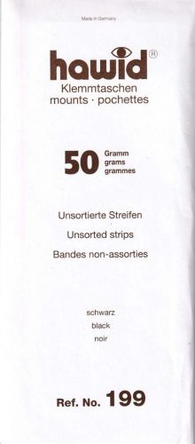 Hawid unsortierte Streifen 50 g schwarz, 199 Neu