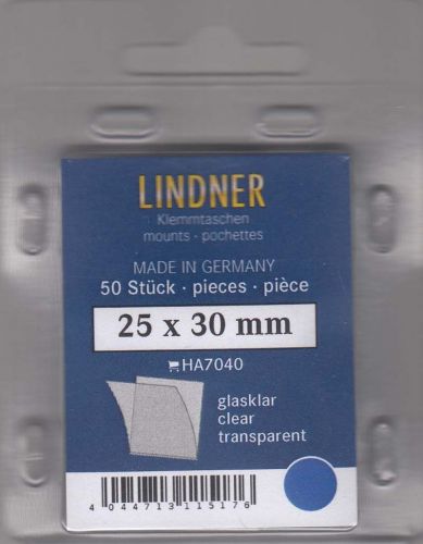 Lindner Hawid Taschen 25x30 glasklar, 7040 Neu
