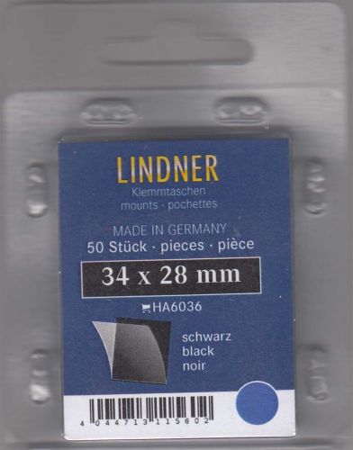 Lindner Hawid Taschen 34x28 schwarz, 6036 Neu