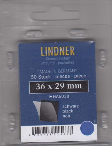 Lindner Hawid Taschen 36x29 schwarz 6038 Neu