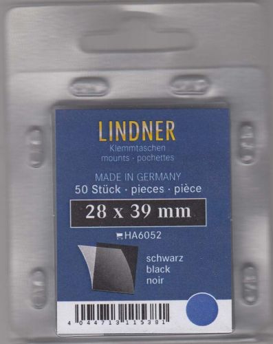 Lindner Hawid Taschen 28x39 schwarz 6052 Neu