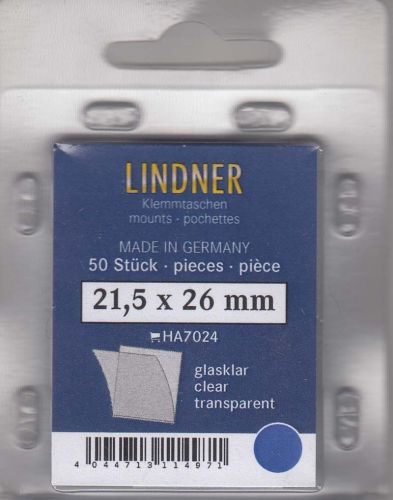 Lindner Hawid Taschen 21,5x26 glasklar, 7024 Neu