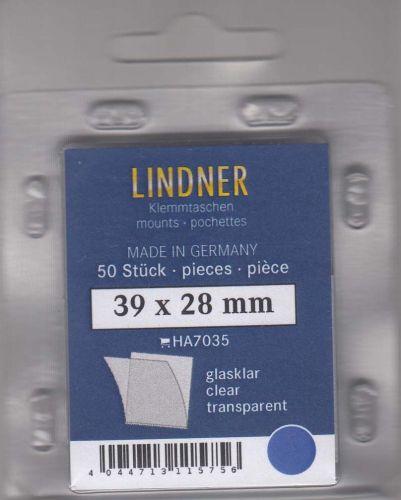 Lindner Hawid Taschen 39x28 glasklar, 7035 Neu