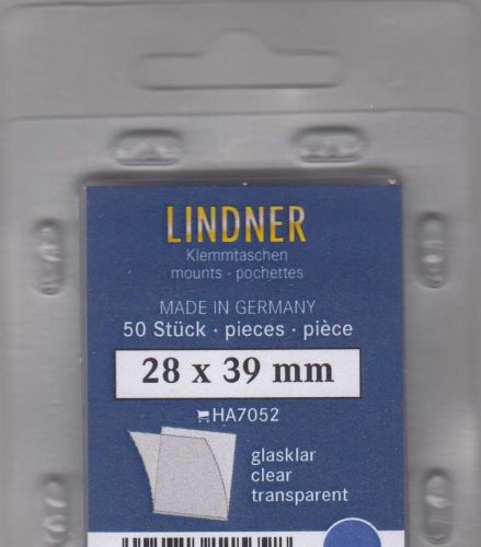 Lindner Hawid Taschen 28x39 glasklar, 7052 Neu