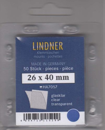 Lindner Hawid Taschen 26x40 glasklar, 7057 Neu