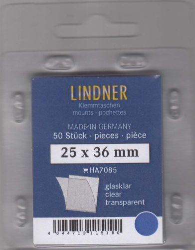 Lindner Hawid Taschen 25x36 glasklar, 7085 Neu