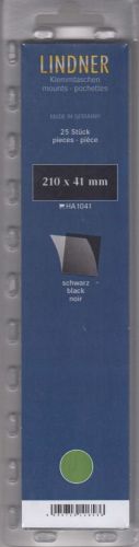 Hawid Streifen 210x41 schwarz, 1041 Neu