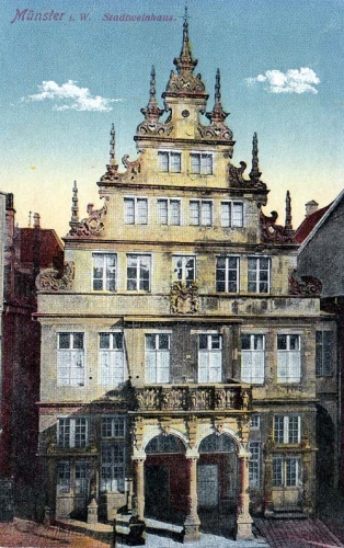 AK Münster - Stadtweinhaus, ungelaufen