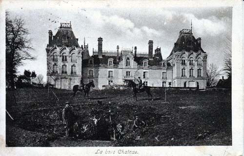 AK La bove Chateau, gelaufen