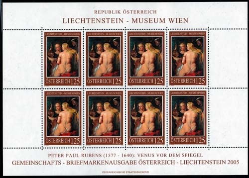 Österreich MiNr. Klbg. 2519 ** Liechtenstein-Museum, Gemälde