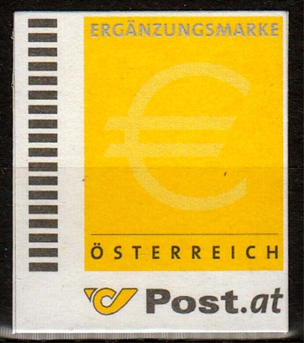 Österreich ** Ergänzungsmarke 2 ohne Wertangabe