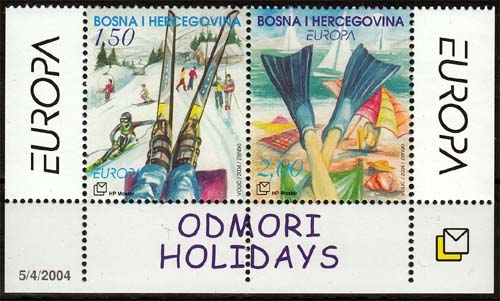 Bosnien Herzegowina kroat. Post MiNr. 129/00 ** Europa: Ferien