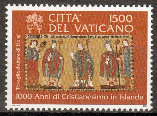 Vatikan MiNr. 1337 ** 1000 Jahre Christentum auf Island