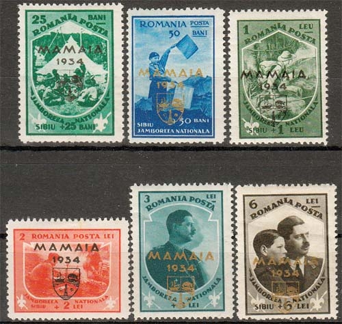 Rumänien MiNr. 468/73 * Pfadfinderlager in Mamaia bei Costanza