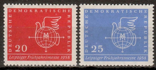 DDR MiNr. 618/19 ** Leipziger Frühjahrsmesse