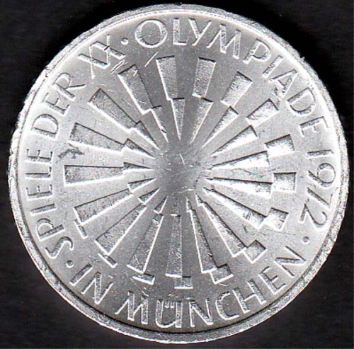 10 DM Olympiade Spirale München, 1972