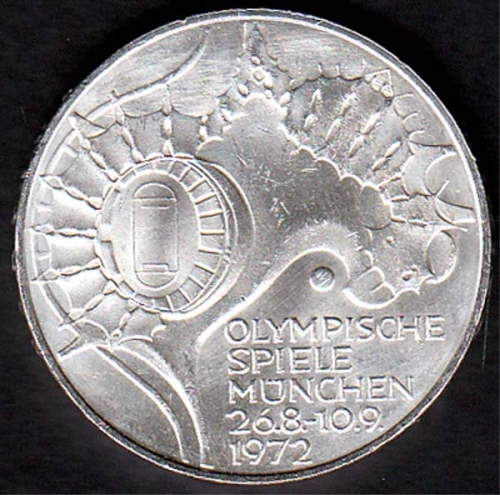 10 DM Olympiade Sportstätten, 1972