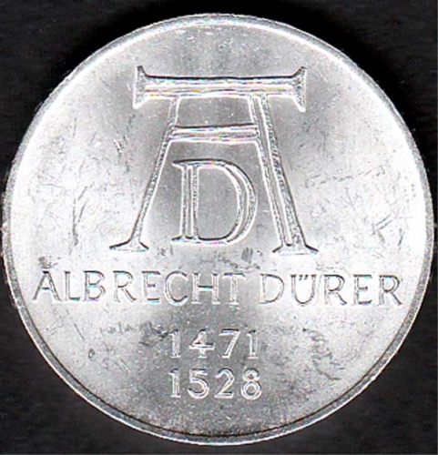 5 DM Albrecht Dürer, 1971 vz