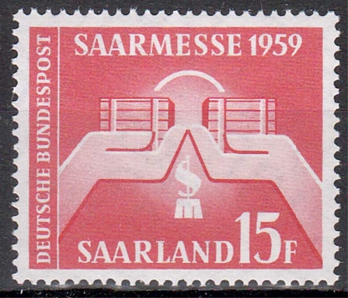 Saarland MiNr. 447 ** Internationale Saarmesse