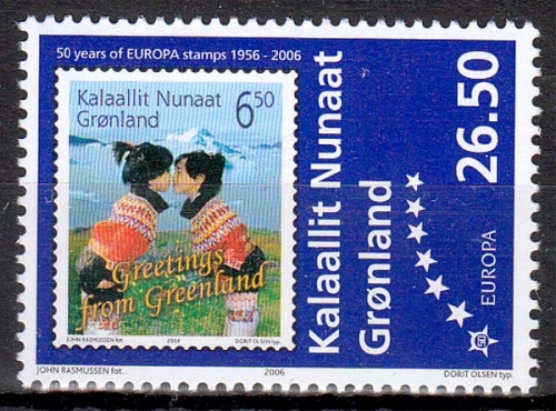 Grönland MiNr. 457 ** 50 Jahre Europamarken