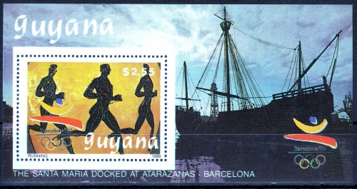 Guyana MiNr. Bl. 69 ** Olympische Sommerspiele