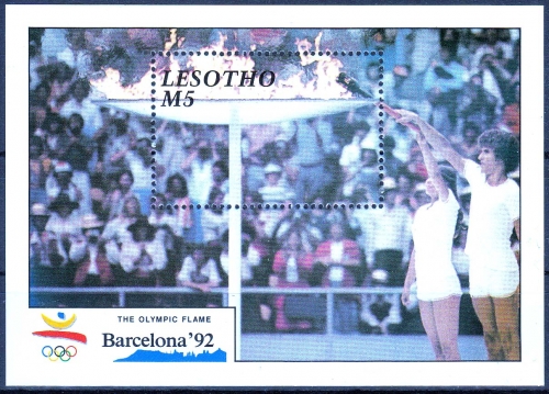 Lesotho MiNr. Bl. 76 ** Olympische Sommerspiele 1992