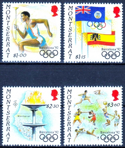 Montserrat MiNr. 829/32 ** Olympische Sommerspiele in Barcelona