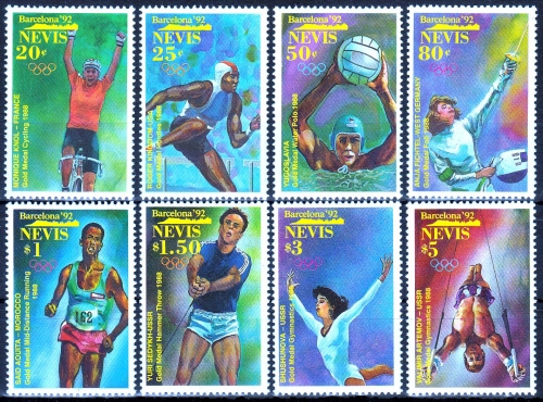 Nevis MiNr. 659/66 ** Olympische Sommerspiele in Barcelona