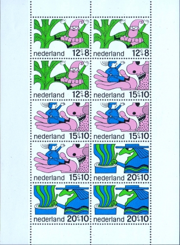 Niederlande MiNr. Bl. 7 ** "Voor het Kind" Märchengestalten