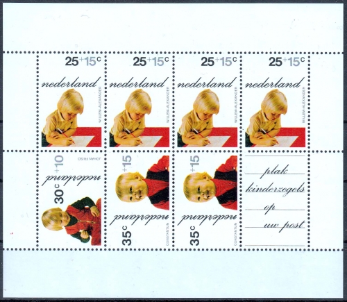 Niederlande MiNr. Bl. 11 ** "Voor het Kind" Prinzen