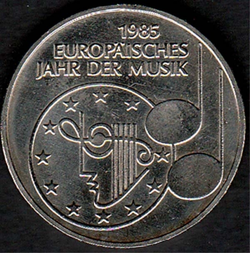 5 DM Europäisches Jahr der Musik, 1985