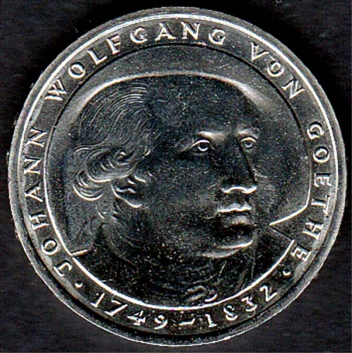 5 DM Johann Wolfgang von Goethe, 1982