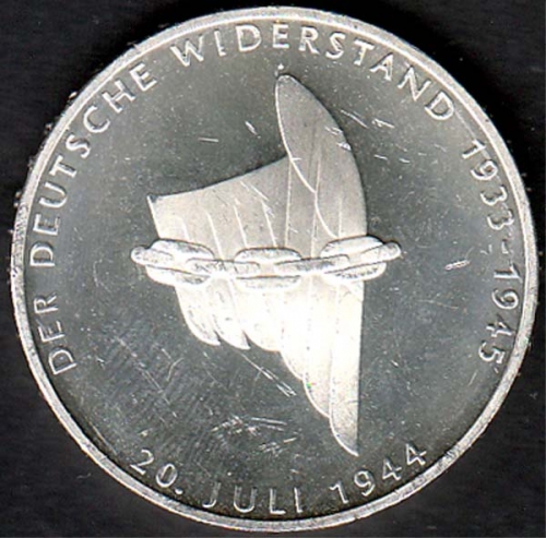 10 DM Widerstand gegen NS, 1994