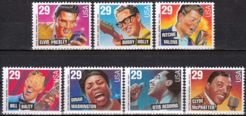 USA MiNr. 2377/83 A ** Amerikanische Musikgeschichte