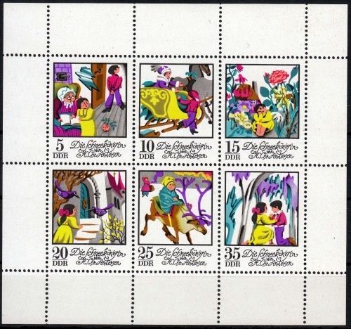DDR MiNr. Klbg. 1801/06 ** Märchen: Die Schneekönigin