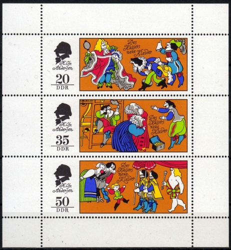 DDR MiNr. Klbg. 2096/98 ** Märchen: Des Kaisers neue Kleider