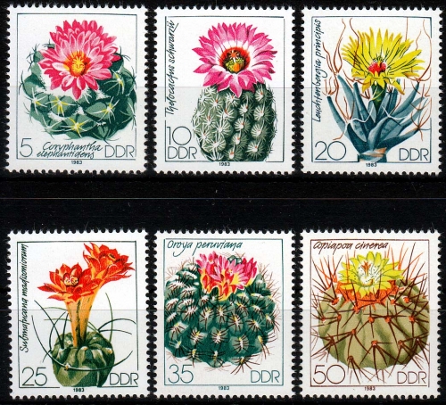 DDR MiNr. 2802/07 ** Kakteen