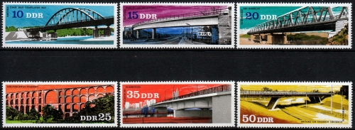 DDR MiNr. 2163/68 ** Brücken