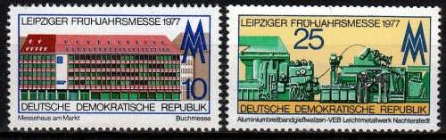 DDR MiNr. 2208/09 ** Leipziger Frühjahrsmesse