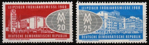 DDR MiNr. 750/51 ** Leipziger Frühjahrsmesse