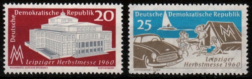 DDR MiNr. 781/82 ** Leipziger Herbstmesse