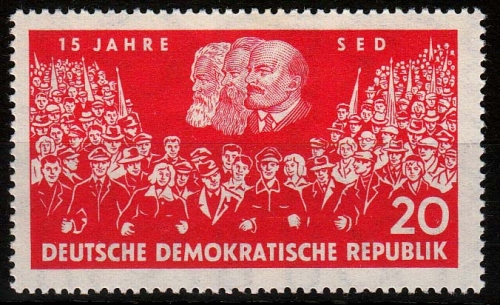 DDR MiNr. 821 ** 15 Jahre Sozialistische Einheitspartei Deutschlands