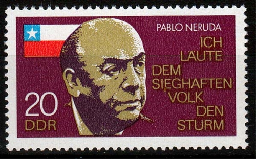 DDR MiNr. 1921 ** Gedenken an Pablo Neruda