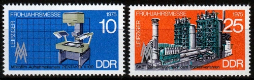 DDR MiNr. 2023/24 ** Leipziger Frühjahrsmesse