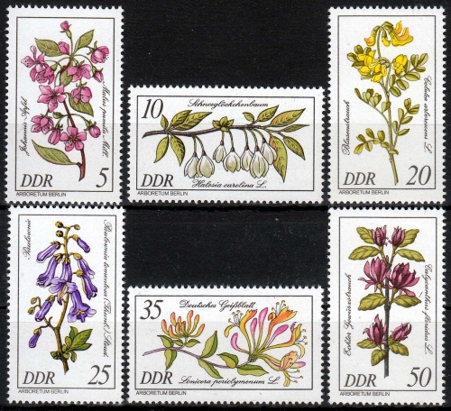 DDR MiNr. 2573/78 ** Seltene Gehölze