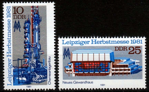 DDR MiNr. 2634/35 ** Leipziger Herbstmesse